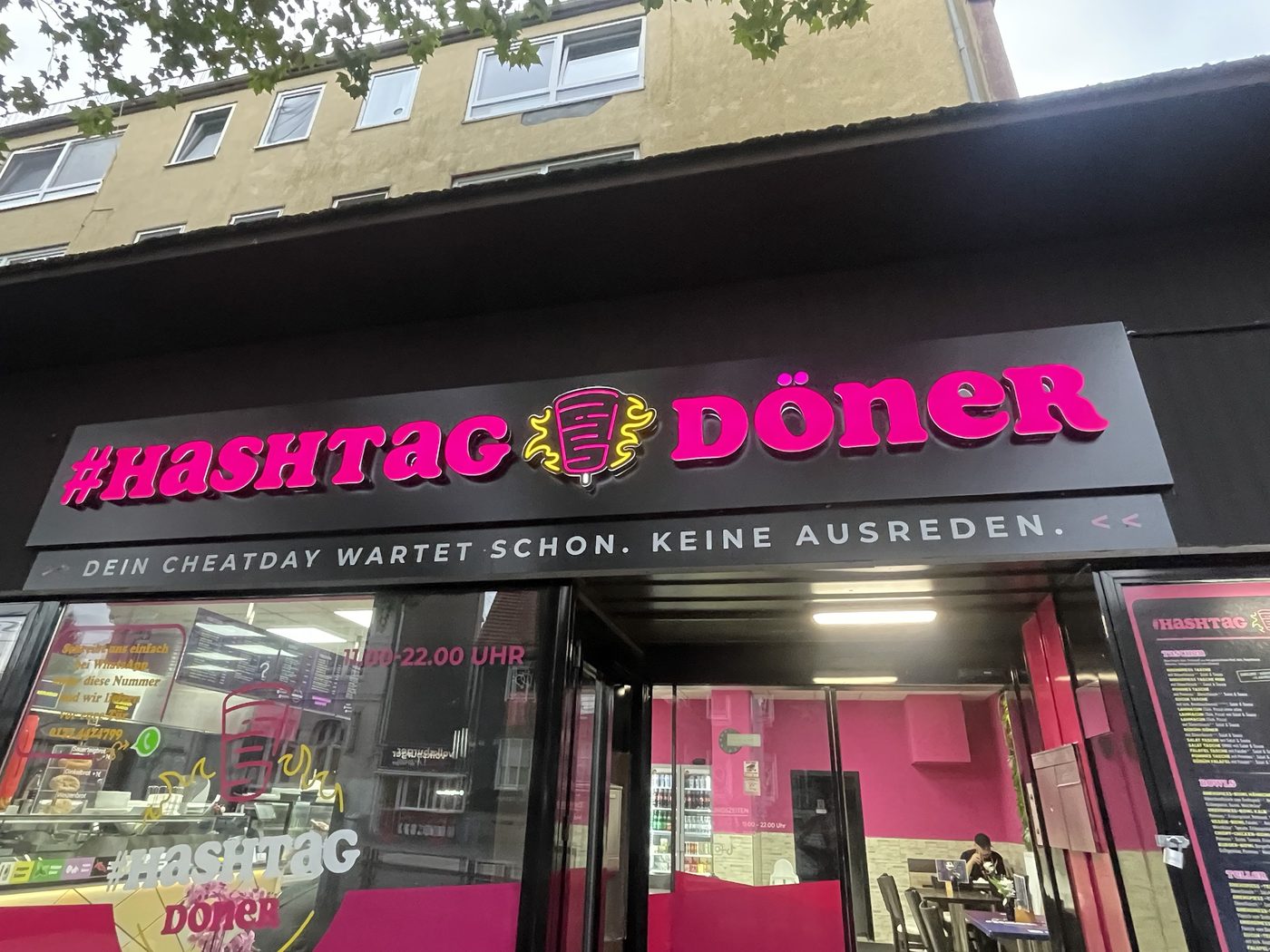 Außenansicht #Hashtag Döner